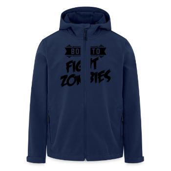 Born to fight Zombies - Halloween - baby Kostüm - Veste softshell homme en polyester recyclé Stanley/Stella - marine - Devant - AI Model Male 185 light (185cm)