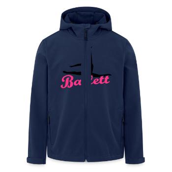 Ballett - Recycelte Männer Softshell-Jacke von Stanley/Stella - Navy - Vorne - AI Model Male 185 light (185cm)