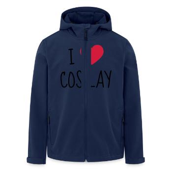 Cosplay / Cosplayer / Manga / Geek - Recycelte Männer Softshell-Jacke von Stanley/Stella - Navy - Vorne - AI Model Male 185 light (185cm)