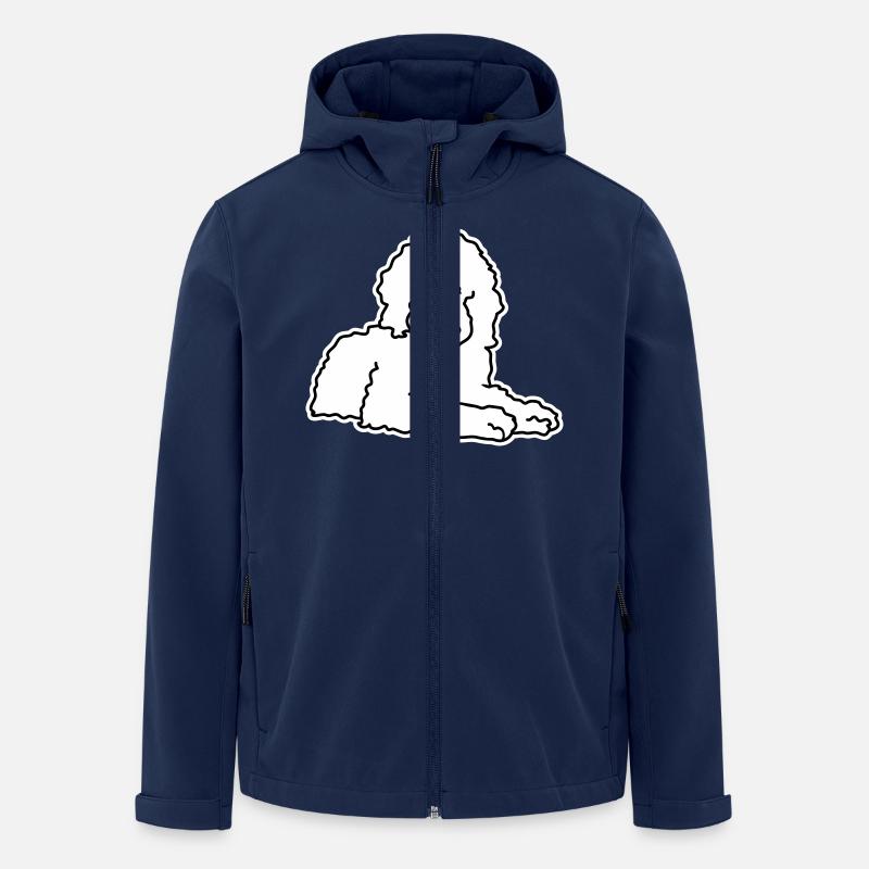 Goldendoodle - Men’s Recycled Softshell Jacket by Stanley/Stella - navy