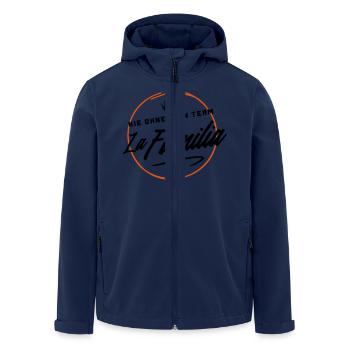 nie ohne mein team familia - Recycelte Männer Softshell-Jacke von Stanley/Stella - Navy - Vorne - AI Model Male 185 light (185cm)