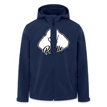 Caniche - Veste softshell homme en polyester recyclé Stanley/Stella - marine - Devant - AI Model Male 185 light (185cm)