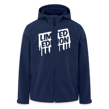 Limited Edition - Recycelte Männer Softshell-Jacke von Stanley/Stella - Navy - Vorne - AI Model Male 185 light (185cm)