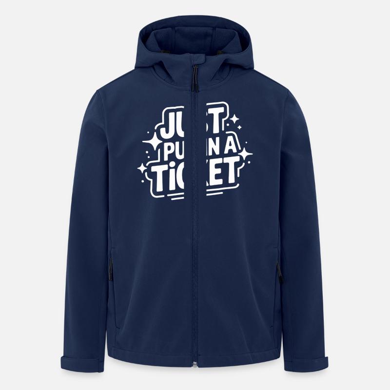 Technischer Support Computerfreak Nerd - Recycelte Männer Softshell-Jacke von Stanley/Stella - Navy