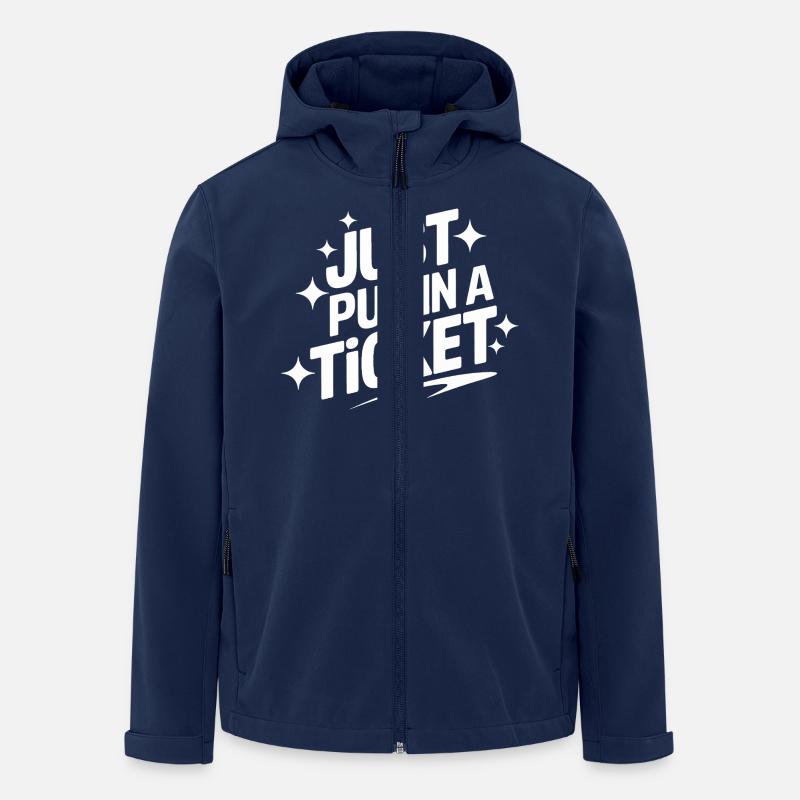 Technischer Support Computerfreak Nerd - Recycelte Männer Softshell-Jacke von Stanley/Stella - Navy