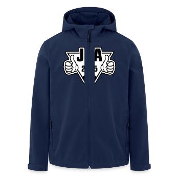 Jga 2025 Junggesellen Abschied - Recycelte Männer Softshell-Jacke von Stanley/Stella - Navy - Vorne - AI Model Male 185 light (185cm)