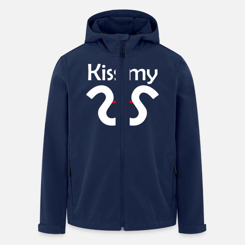 Kiss my S - Men’s Recycled Softshell Jacket by Stanley/Stella - navy