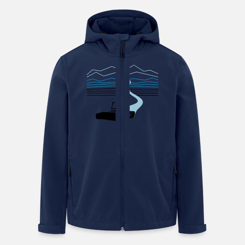 SOMMERDIENST! - Recycelte Männer Softshell-Jacke von Stanley/Stella - Navy