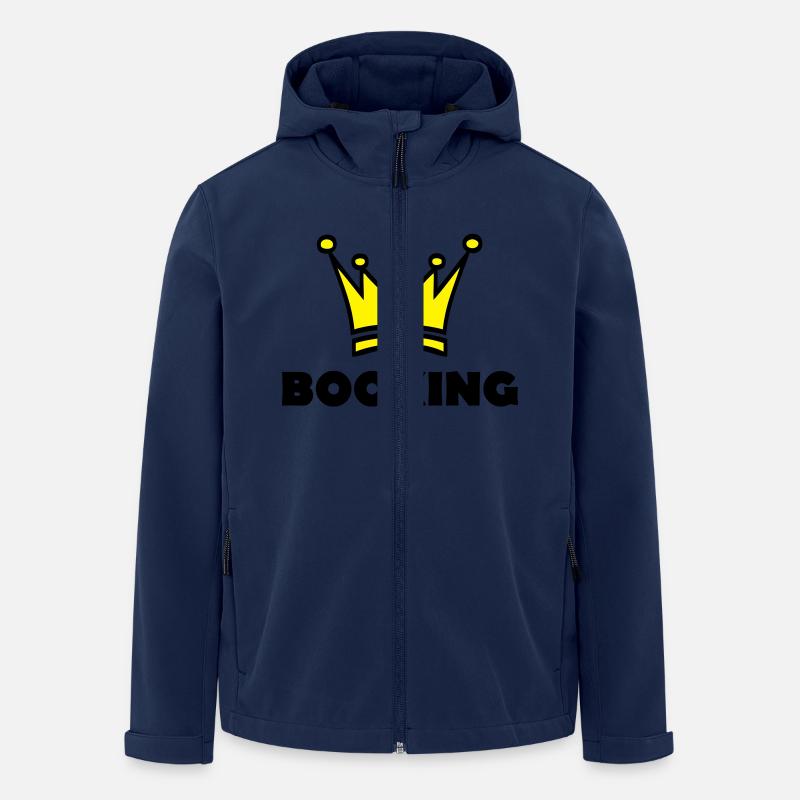 booking - Veste softshell homme en polyester recyclé Stanley/Stella - marine