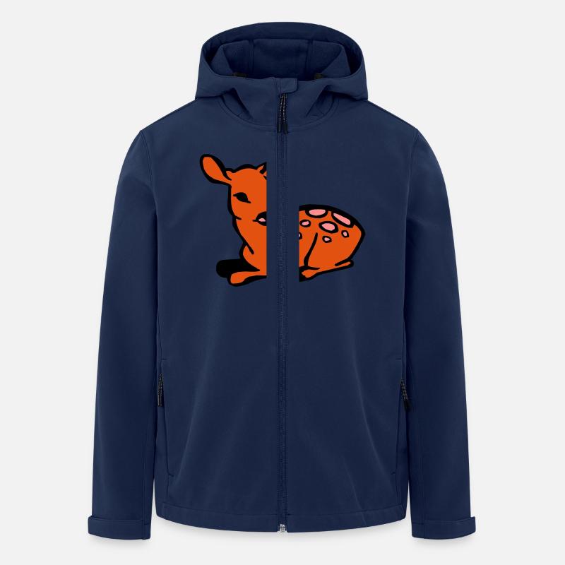 Faon - Veste softshell homme en polyester recyclé Stanley/Stella - marine