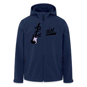 bassist - Veste softshell homme en polyester recyclé Stanley/Stella - marine - Devant - AI Model Male 185 light (185cm)