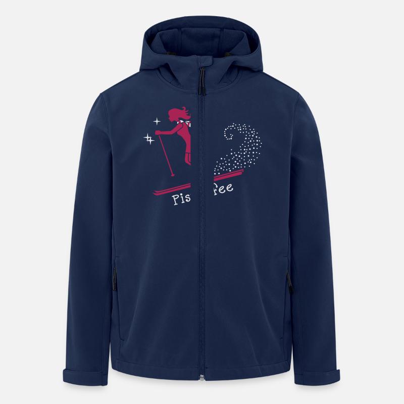 Pistenfee - Recycelte Männer Softshell-Jacke von Stanley/Stella - Navy