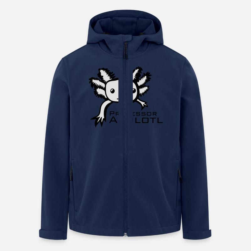 Axolotl - Recycelte Männer Softshell-Jacke von Stanley/Stella - Navy
