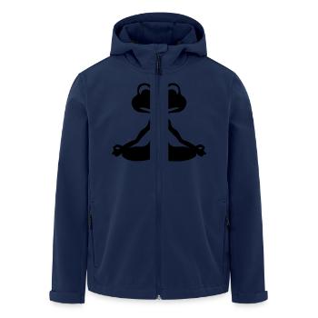 Frog Yogi - Veste softshell homme en polyester recyclé Stanley/Stella - marine - Devant - AI Model Male 185 light (185cm)