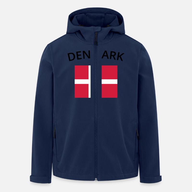 denmark - Recycelte Männer Softshell-Jacke von Stanley/Stella - Navy