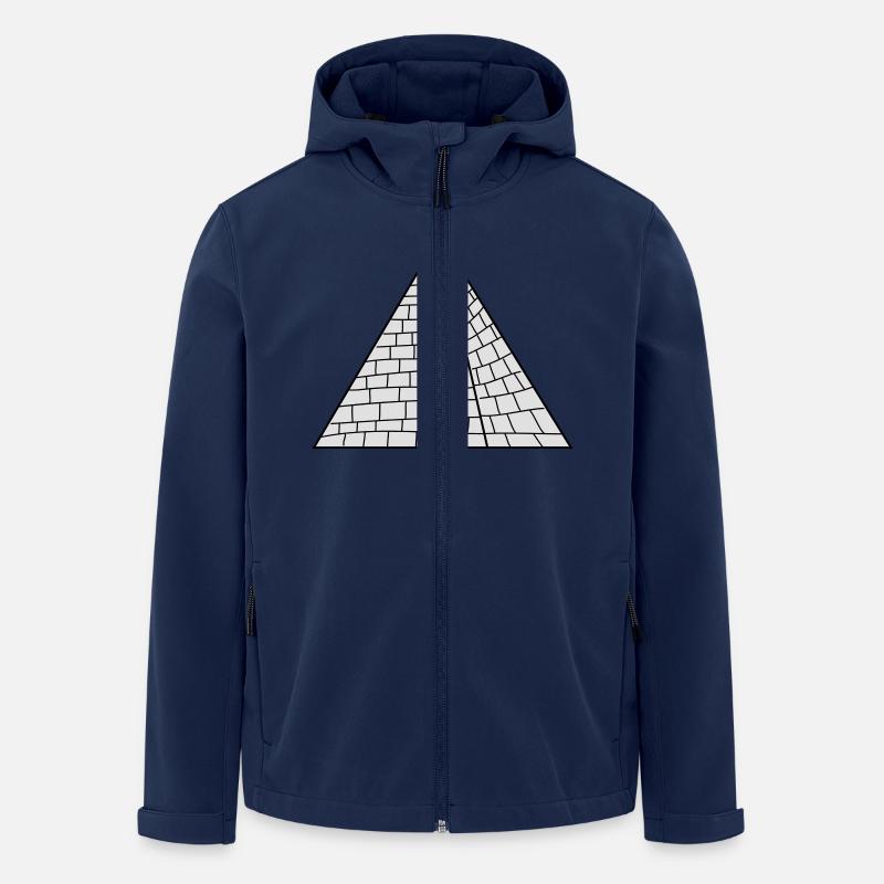 Pyramide - Veste softshell homme en polyester recyclé Stanley/Stella - marine