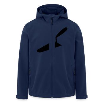truelle_g1 - Veste softshell homme en polyester recyclé Stanley/Stella - marine - Devant - AI Model Male 185 light (185cm)