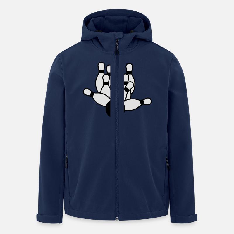 bowling - Recycelte Männer Softshell-Jacke von Stanley/Stella - Navy