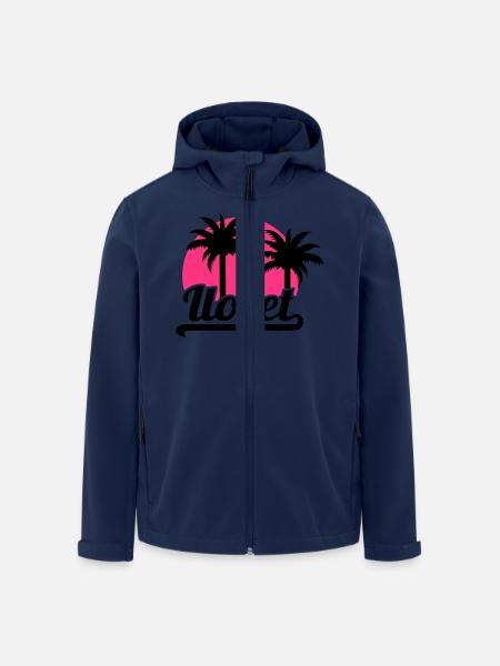 Lloret de Mar - Veste softshell homme en polyester recyclé Stanley/Stella - marine