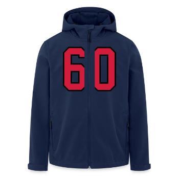 60 sports jersey football number new - Men’s Recycled Softshell Jacket by Stanley/Stella - navy - Front - AI Model Male 185 light (185cm)