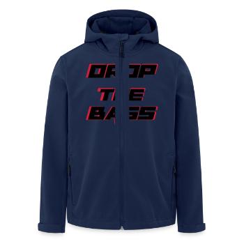 Bass - Veste softshell homme en polyester recyclé Stanley/Stella - marine - Devant - AI Model Male 185 light (185cm)