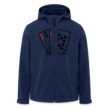 Skat - Veste softshell homme en polyester recyclé Stanley/Stella - marine - Devant - AI Model Male 185 light (185cm)