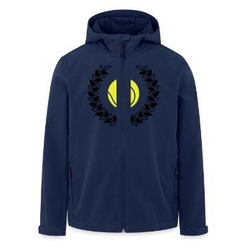 Tennis - Recycelte Männer Softshell-Jacke von Stanley/Stella - Navy - Vorne - AI Model Male 185 light (185cm)