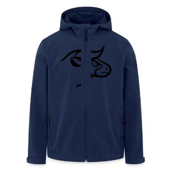 Horoscope Taureau mal de taureau sauvage - Veste softshell homme en polyester recyclé Stanley/Stella - marine - Devant - AI Model Male 185 light (185cm)
