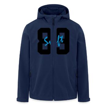 swift 89 - Men’s Recycled Softshell Jacket by Stanley/Stella - navy - Front - AI Model Male 185 light (185cm)