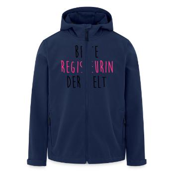 Regisseur Regisseurin Produktion Verkäufer Musik - Recycelte Männer Softshell-Jacke von Stanley/Stella - Navy - Vorne - AI Model Male 185 light (185cm)