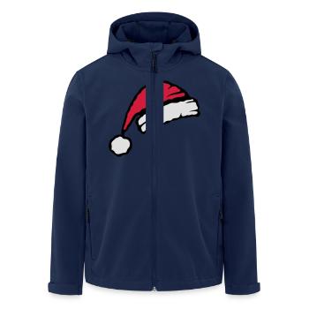 bonnet pere noel 8 - Veste softshell homme en polyester recyclé Stanley/Stella - marine - Devant - AI Model Male 185 light (185cm)