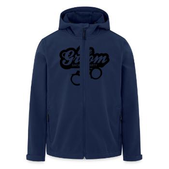 stag party - Men’s Recycled Softshell Jacket by Stanley/Stella - navy - Front - AI Model Male 185 light (185cm)