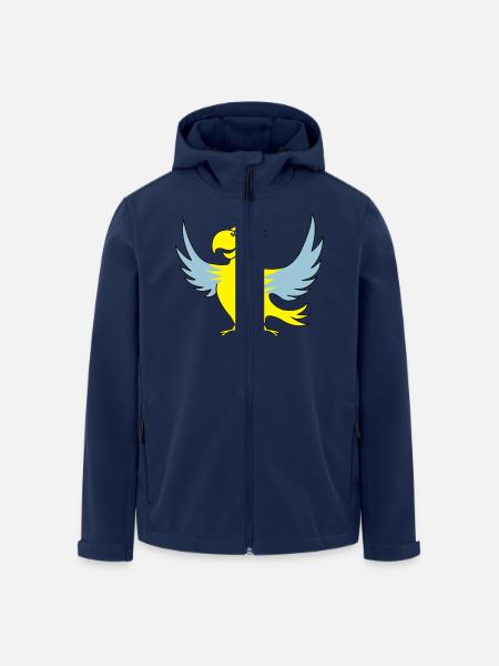 papagei_02 - Veste softshell homme en polyester recyclé Stanley/Stella - marine