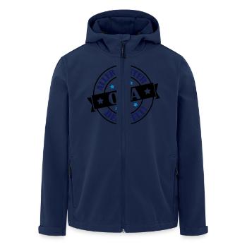 allerbester_opa_002 - Recycelte Männer Softshell-Jacke von Stanley/Stella - Navy - Vorne - AI Model Male 185 light (185cm)