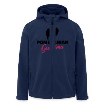 Spitz - Recycelte Männer Softshell-Jacke von Stanley/Stella - Navy - Vorne - AI Model Male 185 light (185cm)