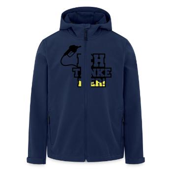 Je fais le plein de bière - Veste softshell homme en polyester recyclé Stanley/Stella - marine - Devant - AI Model Male 185 light (185cm)