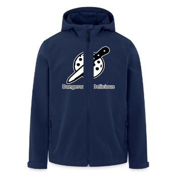 Keks und Messer - Gefährlich leckeres Design - Recycelte Männer Softshell-Jacke von Stanley/Stella - Navy - Vorne - AI Model Male 185 light (185cm)