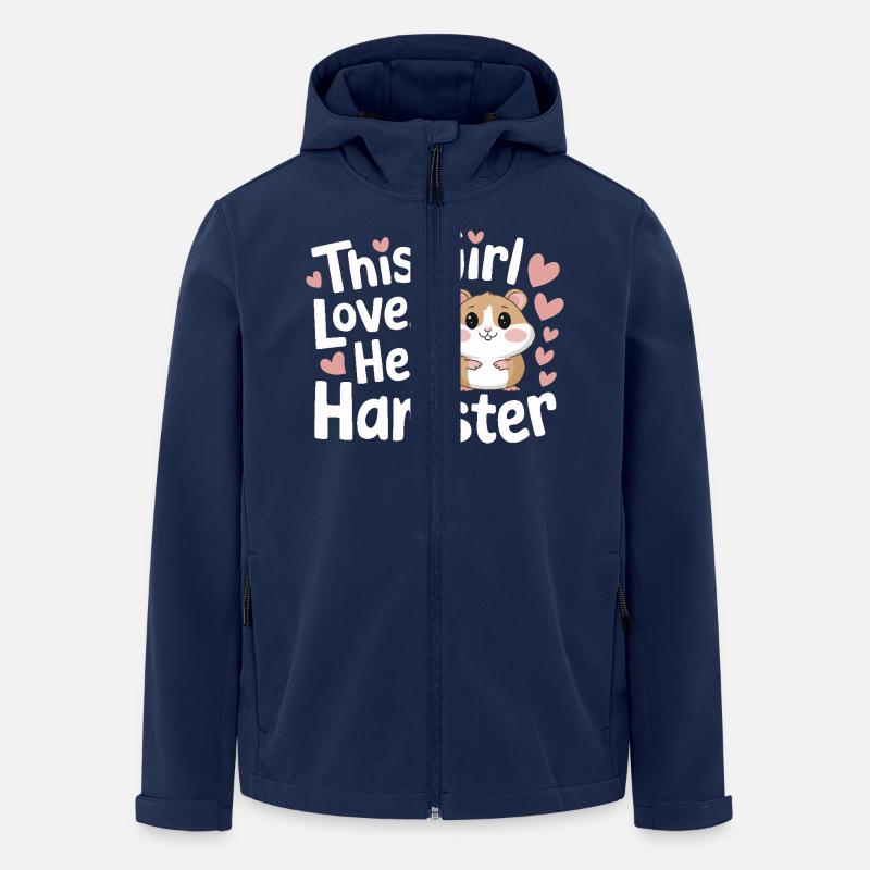 Hamster - Men’s Recycled Softshell Jacket by Stanley/Stella - navy