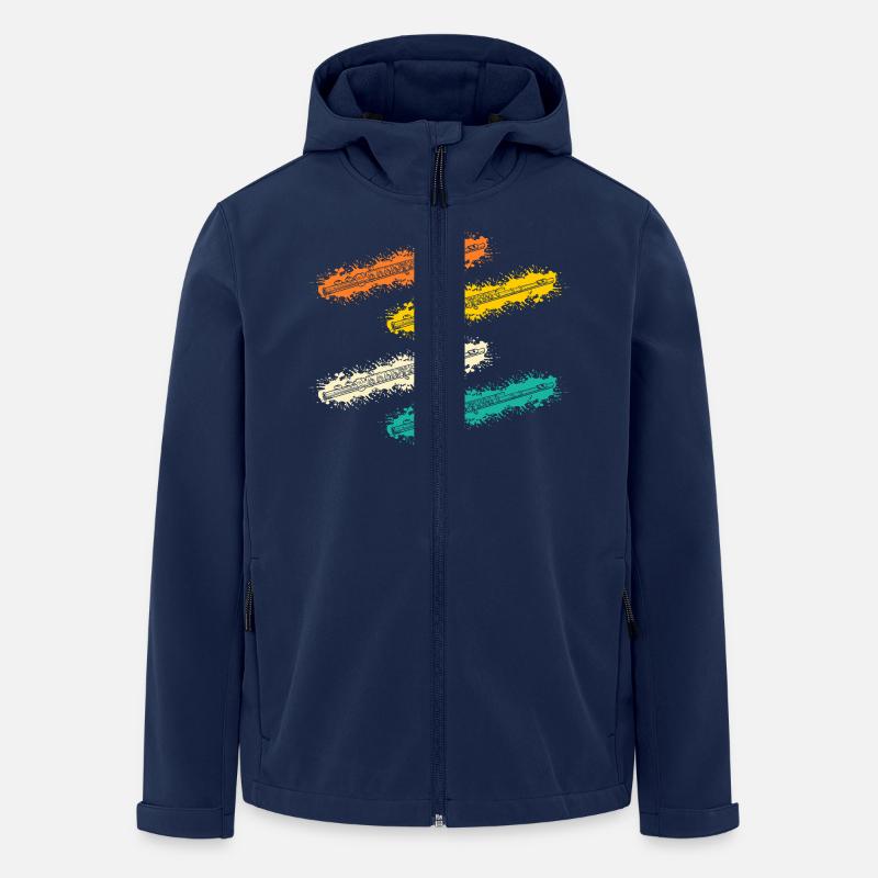 Flötist Querflöte - Recycelte Männer Softshell-Jacke von Stanley/Stella - Navy