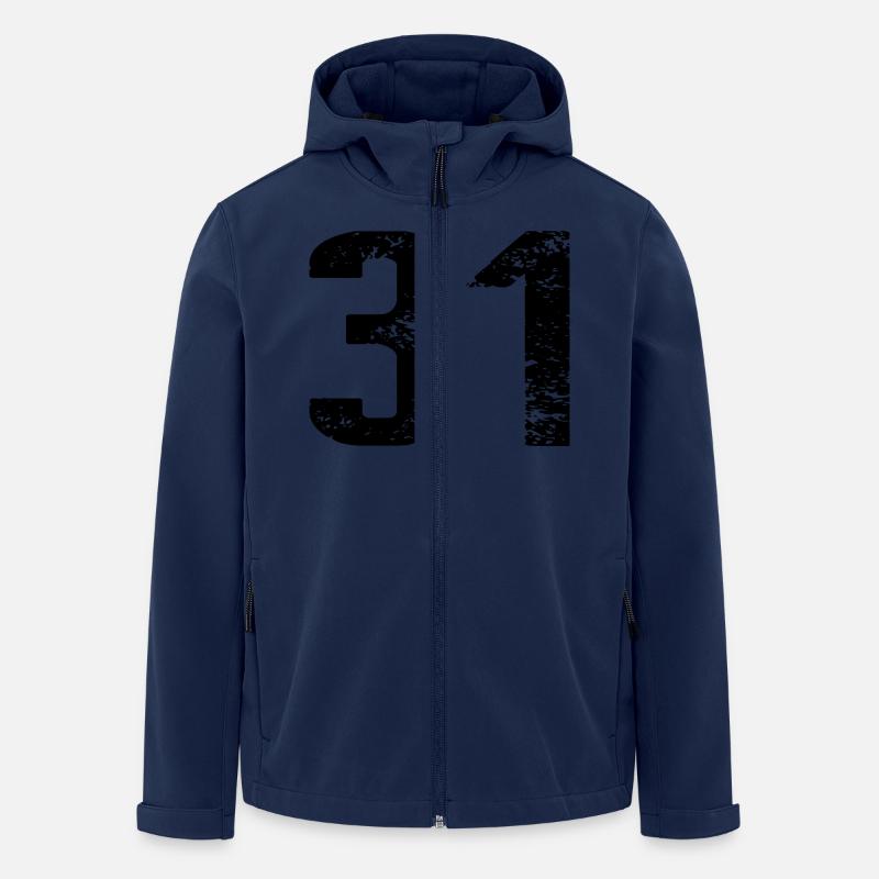 31 Number Jersey - Men’s Recycled Softshell Jacket by Stanley/Stella - navy