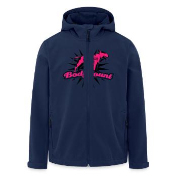 BodyCount - Recycelte Männer Softshell-Jacke von Stanley/Stella - Navy - Vorne - AI Model Male 185 light (185cm)