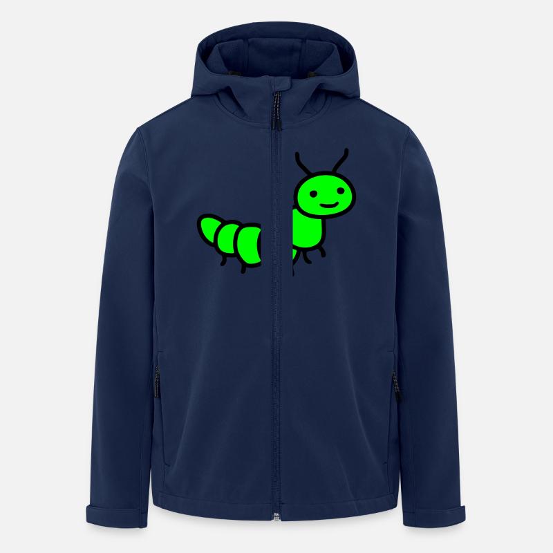 chenille - Veste softshell homme en polyester recyclé Stanley/Stella - marine