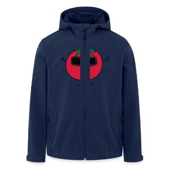 Cool Tomato - Recycelte Männer Softshell-Jacke von Stanley/Stella - Navy - Vorne - AI Model Male 185 light (185cm)