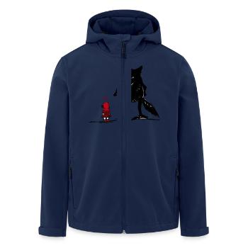 Rotkäppchen - Recycelte Männer Softshell-Jacke von Stanley/Stella - Navy - Vorne - AI Model Male 185 light (185cm)