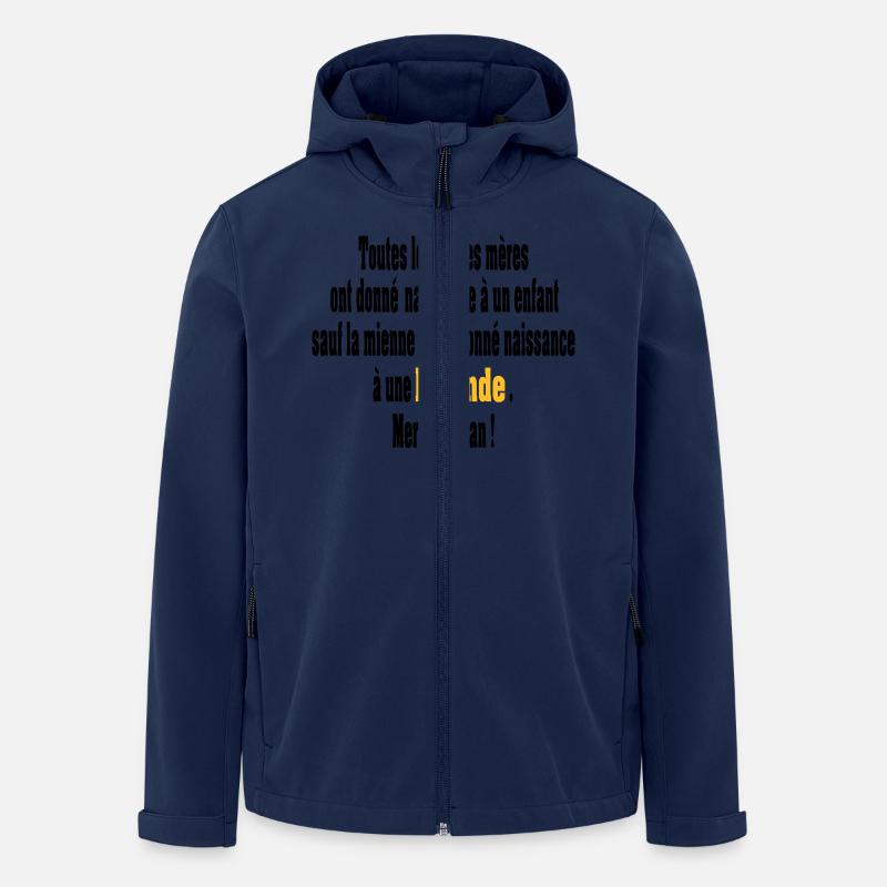 naissance d'une légende - Veste softshell homme en polyester recyclé Stanley/Stella - marine