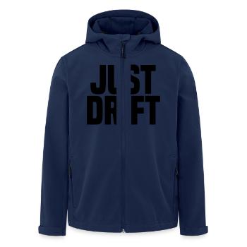 Just Drift - Recycelte Männer Softshell-Jacke von Stanley/Stella - Navy - Vorne - AI Model Male 185 light (185cm)