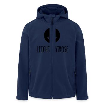 Leichtmatrose (dh) - Recycelte Männer Softshell-Jacke von Stanley/Stella - Navy - Vorne - AI Model Male 185 light (185cm)