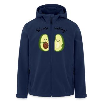 We are expecting - Schwangerschaft - Baby-Familie - Men’s Recycled Softshell Jacket by Stanley/Stella - navy - Front - AI Model Male 185 light (185cm)