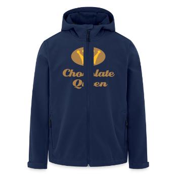 chocolate - Men’s Recycled Softshell Jacket by Stanley/Stella - navy - Front - AI Model Male 185 light (185cm)