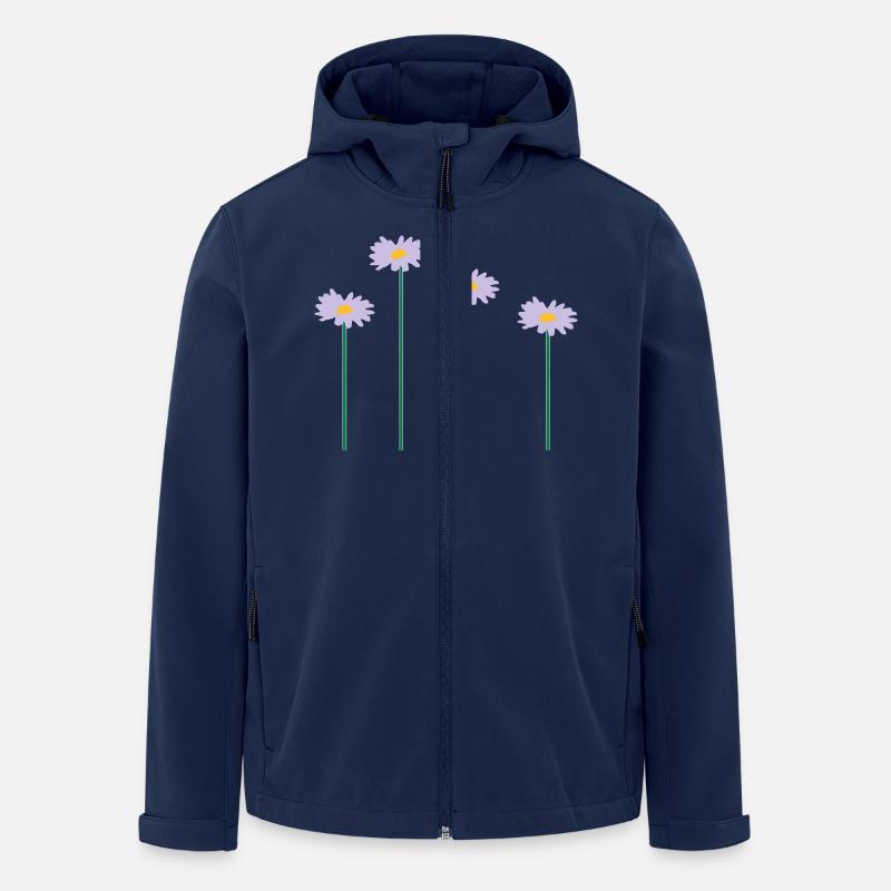 blumen - Men’s Recycled Softshell Jacket by Stanley/Stella - navy